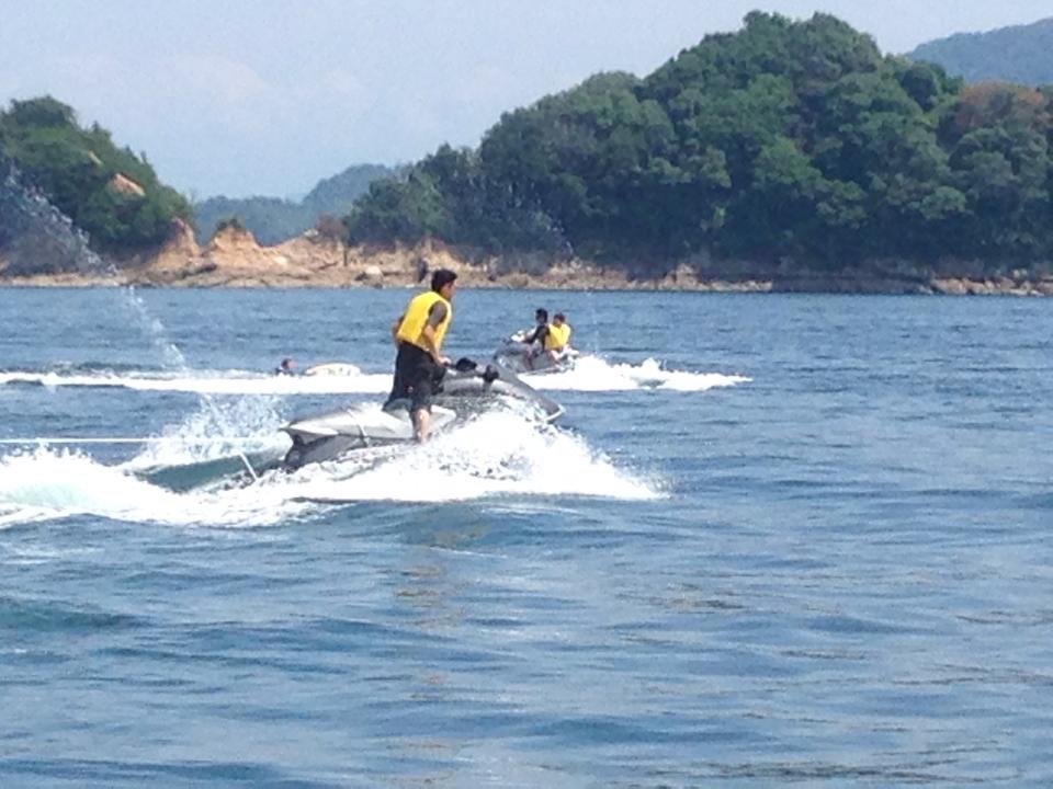 ボート免許の教習風景②　マリンライセンスロイヤル