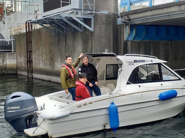 マリンライセンスロイヤル広島 操船セミナーの様子