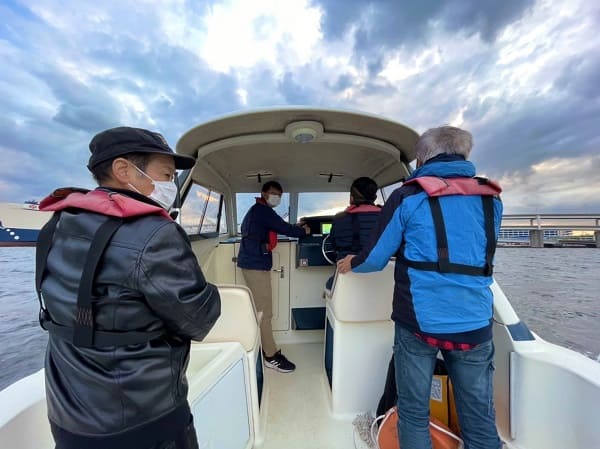 マリンライセンスロイヤル広島 操船セミナーの様子