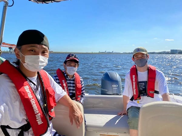 マリンライセンスロイヤル広島 操船セミナーの様子