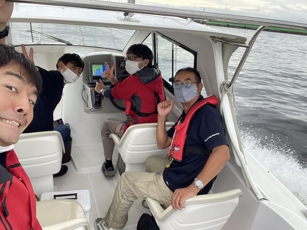 マリンライセンスロイヤル広島 操船セミナーの様子