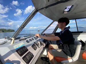 ボート免許 琵琶湖 実技教習風景①