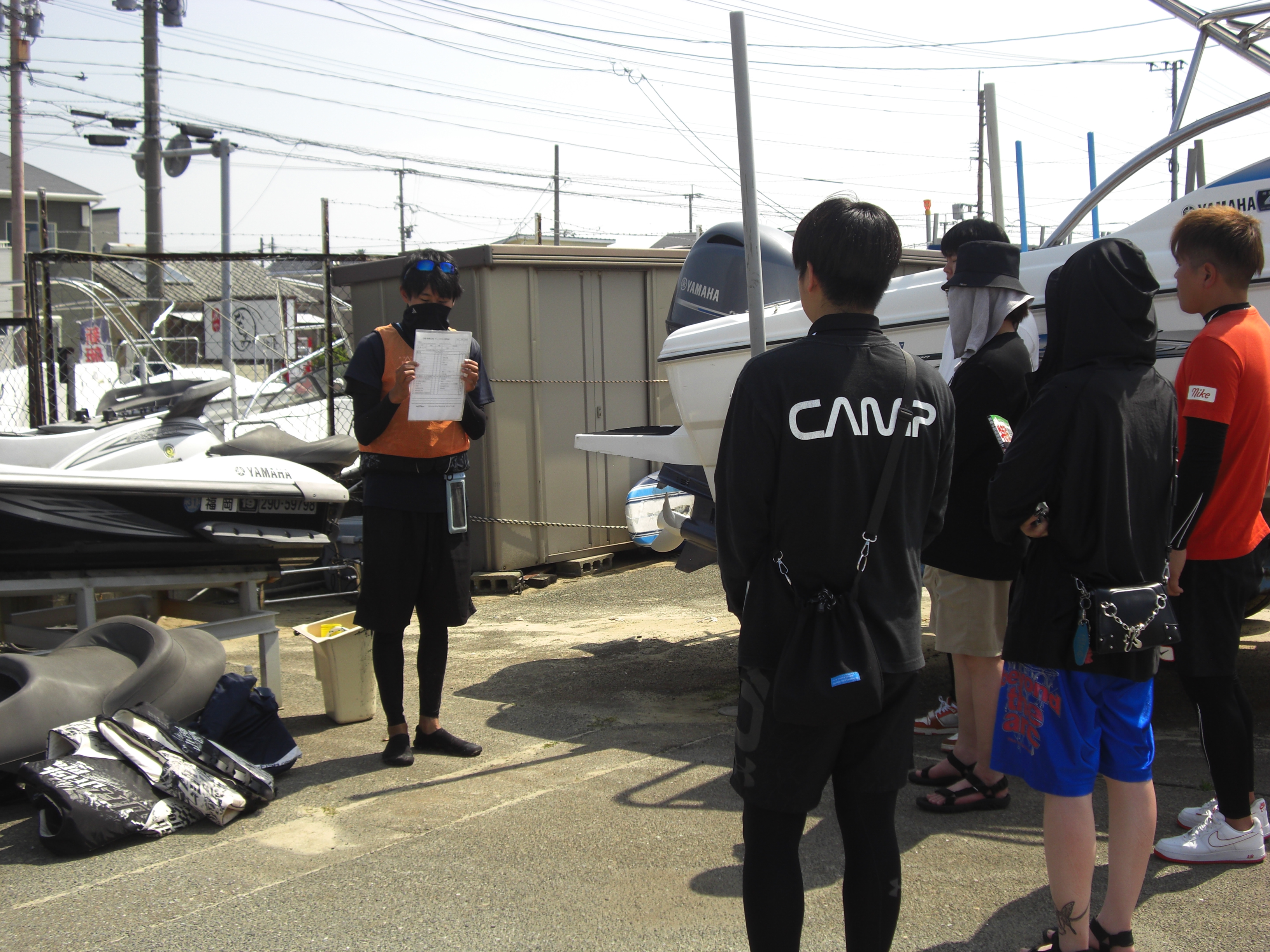 水上バイク免許 福岡教室での教習風景