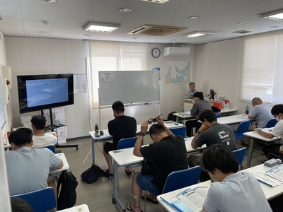 船舶免許 福岡教室 学科教習の風景