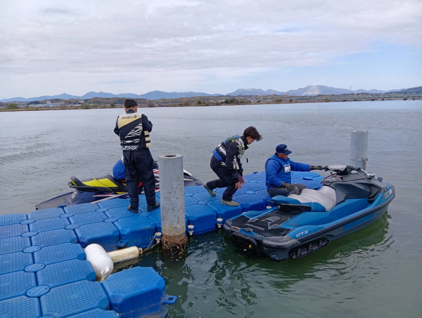 水上バイク免許教習の風景写真
