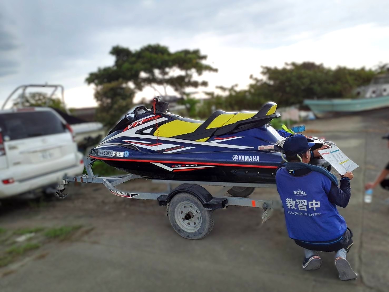 水上バイク免許の教習風景
