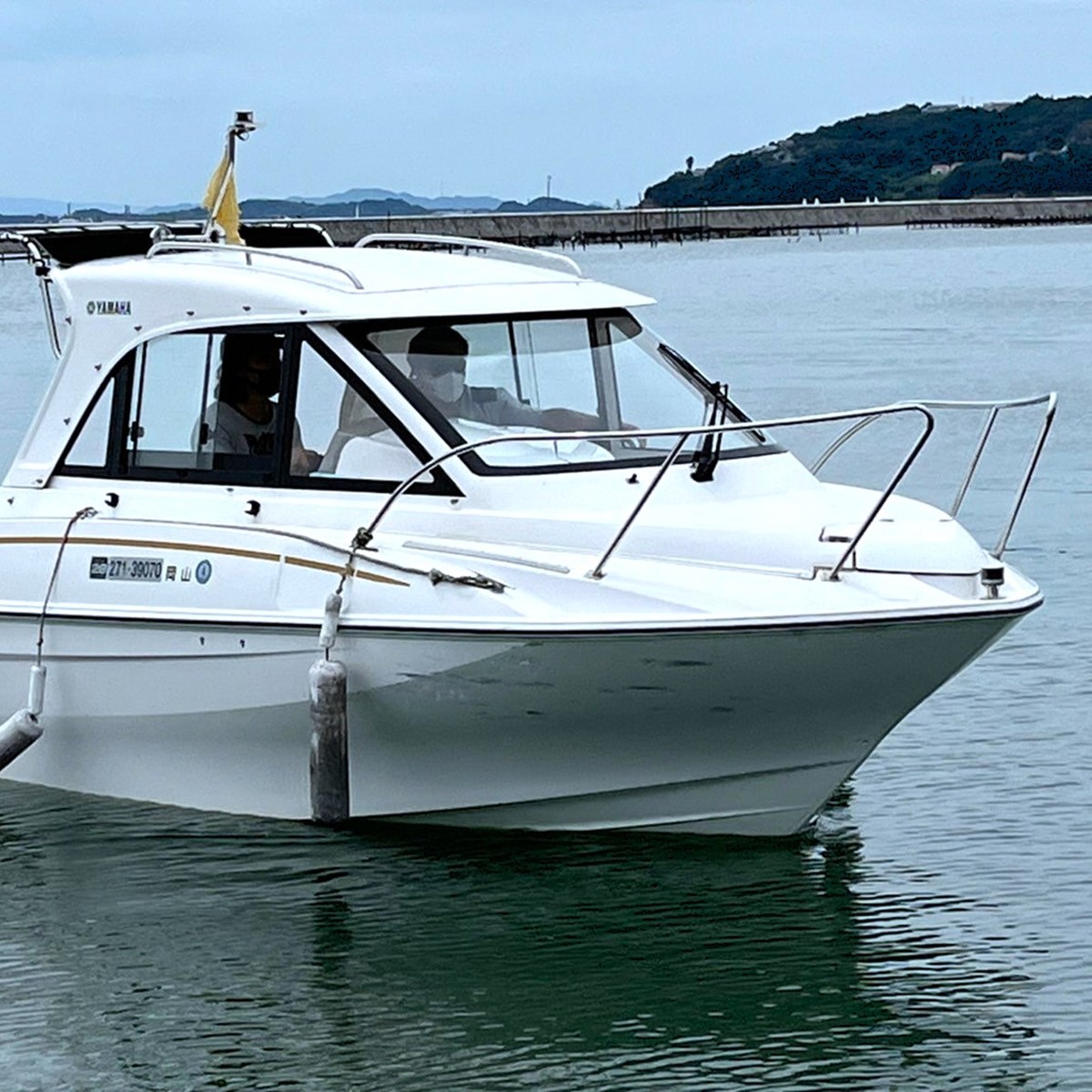 牛窓会場でのボート免許 教習風景写真②