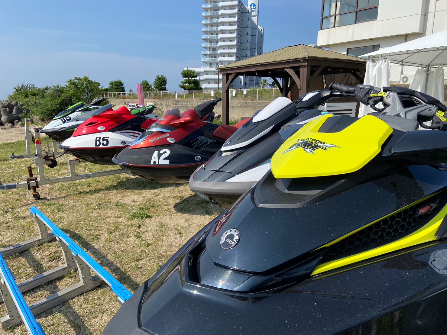 ブルーラインあわじのジェットスキー写真