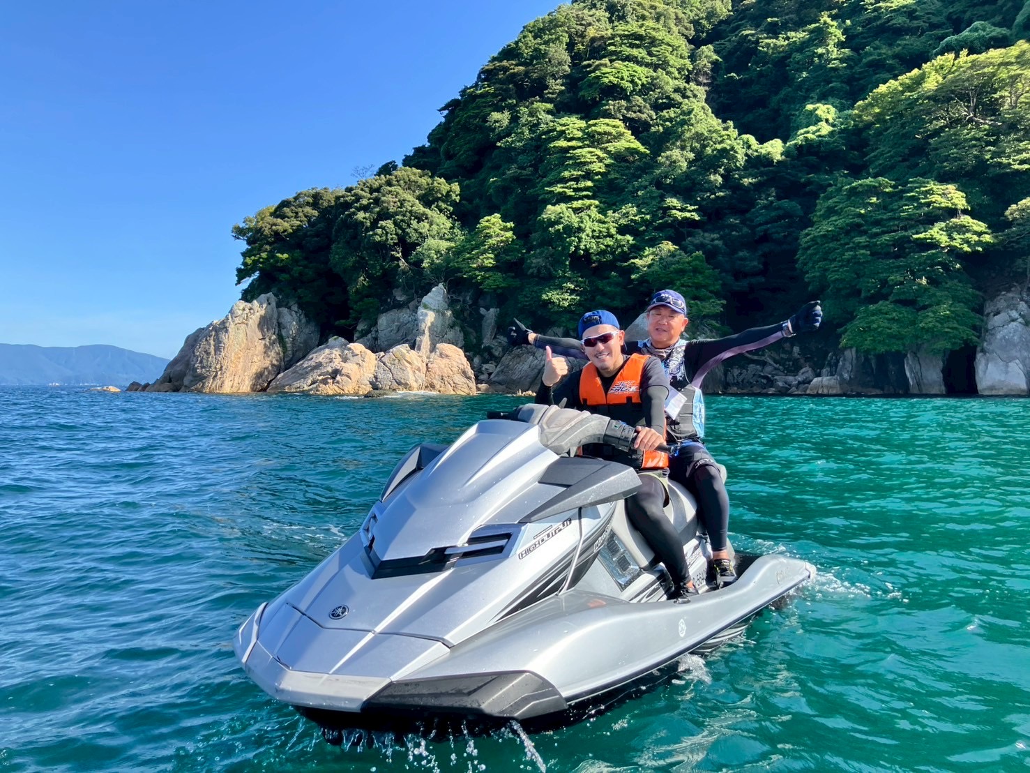 マリンクラブ海族_ジェットスキー免許の教習風景