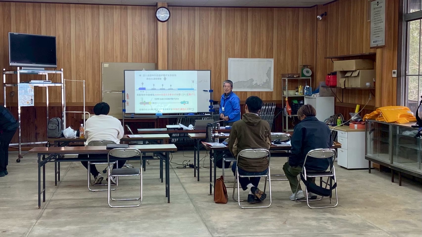 城崎温泉マリーナ_学科教習の風景